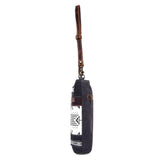 Canvas & Leather Women's Cross Body - Black/White