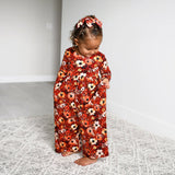 Auburn WIDE LEG ROMPER Bamboo Fall Floral Kids Outfit