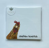 Sticky Notes w/ Chicken Art & "Chicken Scratch" | 50 Pages
