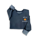 HELLO PUMPKIN MINERAL SWEATSHIRTS