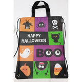 Halloween Theme Drawstring Reusable Backpack