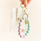 Hands-Free Keychain Wristlet - Hoppy Spring