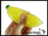 1 Fruit Water Bead Filled Squeeze Stress Balls  -  Sensory,