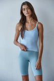 S1280N | Seamless Ribbed Tank with Inner Padded Lining