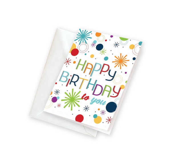 Gift Enclosures - Birthday Sparkles