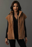 Camel Fleece Vest