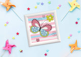 Diamond Dotz Springtime Butterfly Framed Kit - 4.0" x 4.0"