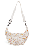 Fancy Feet Crescent Bag