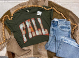 SAGE FALL PLAID TEE