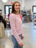 Spring Pointelle Cardigan