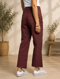 Dana Pants (burgundy)