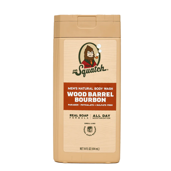 Wood Barrel Bourbon 14oz Body Wash