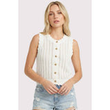 SCALLOP HEM FINISHED SWEATER