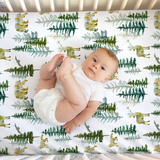Standard Size Fitted Crib Sheet - In The Woods