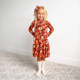 Auburn TUTU DRESS Bamboo Baby Floral Dress