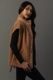 Camel Fleece Vest