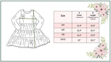 Kids Taupe Flower Check Print Swiss Dot Tulle Fall Dress