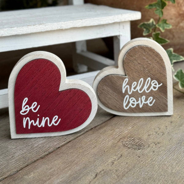 Mine/Love 3D Heart (Reversible)