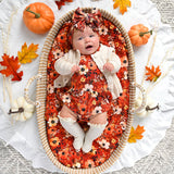 Auburn TUTU Bamboo Fall Floral Baby Dress