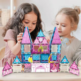 Disney Princess Castle Magnetic Tile Set - 70-Piece by Tytan