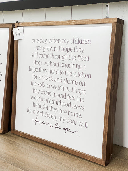 One Day When My Children | Mother's Day Gift