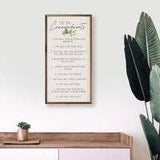 Ten Commandments Greenery