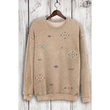 AZTEK ALLOVER MINERAL SWEATSHIRTS