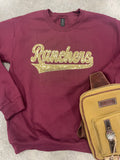 Ranchers School Spirit Real Sequins SWEATSHIRT