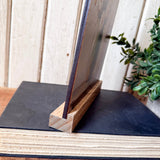 Jesus with Sheep Arched Wood Sign Shelf Sitter