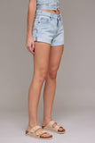 Light Relaxed Shorts Cuffed Hem
