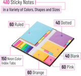 Mr. Pen- Sticky Notes Set, Sticky Notes Tabs, 410 Pack