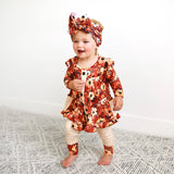 Auburn PEPLUM SET Fall Floral Outfit