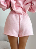 Light Pink Polka Dot Shorts