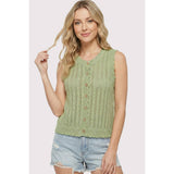 SCALLOP HEM FINISHED SWEATER