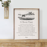 A Harvest Prayer White