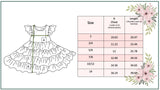 Girls Ava Periwinkle & Blue Ruffle Tiered Easter Dress