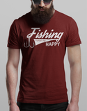 Fishing Makes Me Happy Tee