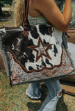 Star Western Cowhide Travel, Overnight Myra Weekender Bag