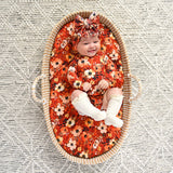 Auburn TUTU Bamboo Fall Floral Baby Dress
