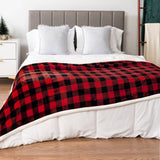 Checkered Sherpa Fleece Blanket