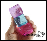 1 NeeDoh Teenie Nice Ice Cube Baby Ice Sugar Ball - Thick Gl