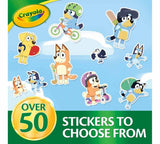 Bluey Crayola Color & Sticker Activity Set Markers Included