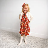 Auburn TUTU DRESS Bamboo Baby Floral Dress