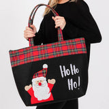 Ho Ho Ho Letter Santa Christmas Tote Bag
