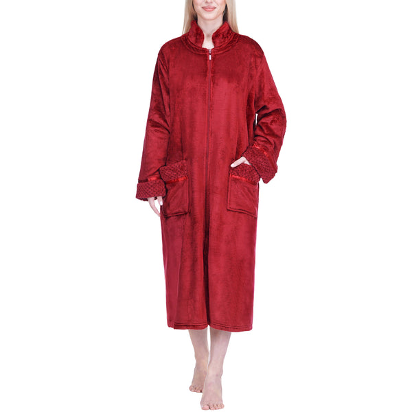 Women's Housecoat Zipper Robe
