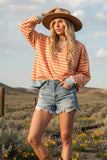MULTI COLOR STRIPED SWEATSHIRT