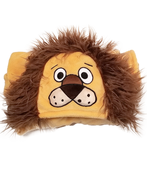 Wearable Hooded Fleece Blankets For Kids - Lion