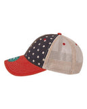 Flag Print USA Hat - 4th of July Summer Hat!!
