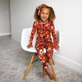 Auburn RUFFLE TWO PIECE Bamboo Fall Lounge Set