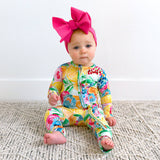 Lillyana RUFFLE ZIP Bamboo Baby Sleepies Little Outfit